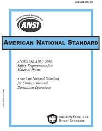 ANSI/ASSE A10.5-2006 Safety Requirements for Material Hoists