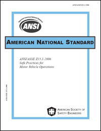 ANSI/ASSE Z15.1-2006 Safe Practices for Motor Vehicle Operations
