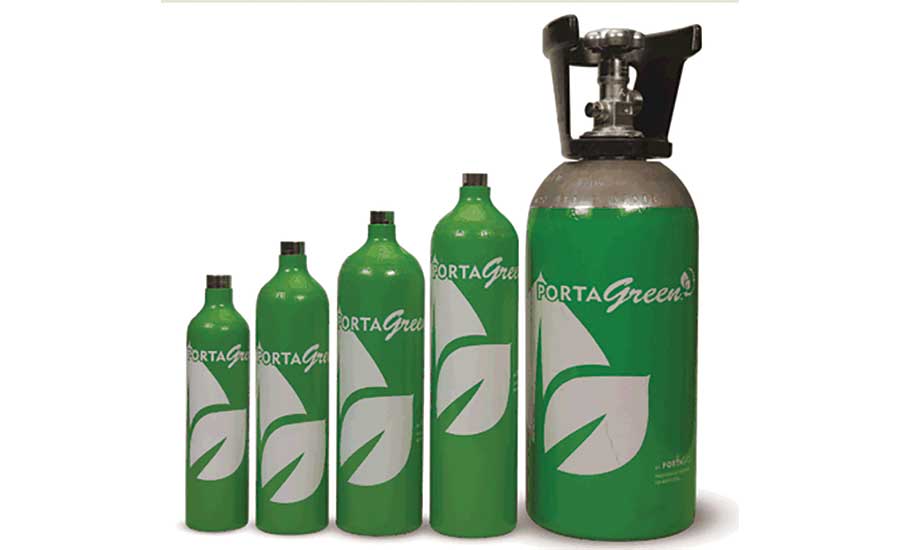 PortaGreen Recyclable and Sustainable Gas Cylinders by Uniphos Envirotronic Inc