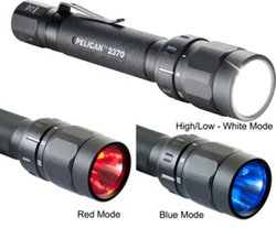 Pelican's new LED multi-color flashlight