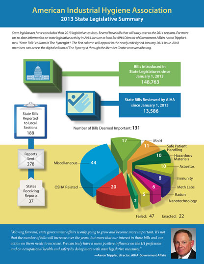 2013 State Legislatice Summary infographic