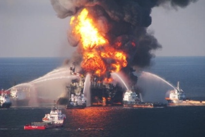 BP Macondo explosion in Gulf