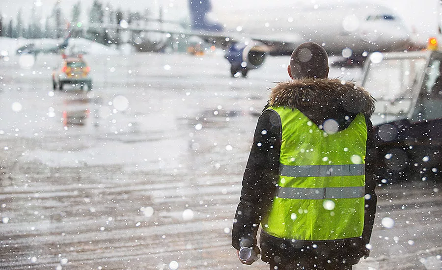 Winter worker