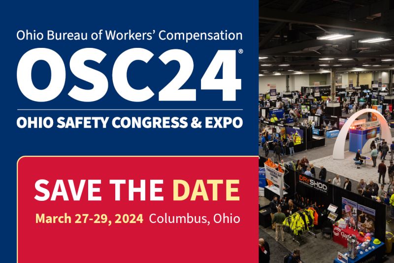 Save the date 2024 Ohio Safety Congress and Expo ISHN
