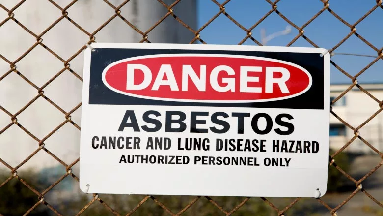 Asbestos warning