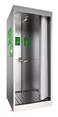 Bradley enclosed safety shower stainless