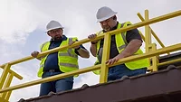 OSCO Safety-ReadySeries Guardrail-Installation.jpg OSCO Guardrail