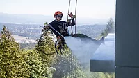 Rope Access Power Washing Building