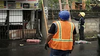Hurricane workers
