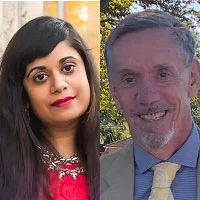 Benita Mehta and Dave Johnson