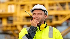 Industrial worker communication.jpg Industrial worker communications