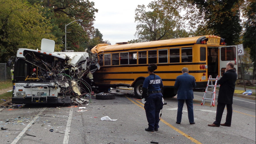 Baltimore school bus crash
