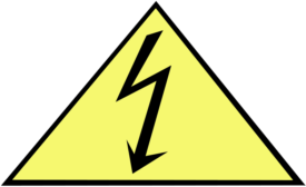 electric shock warning