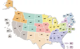 U.S. map