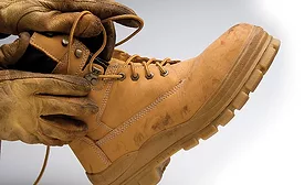 Safety Boot Colseup