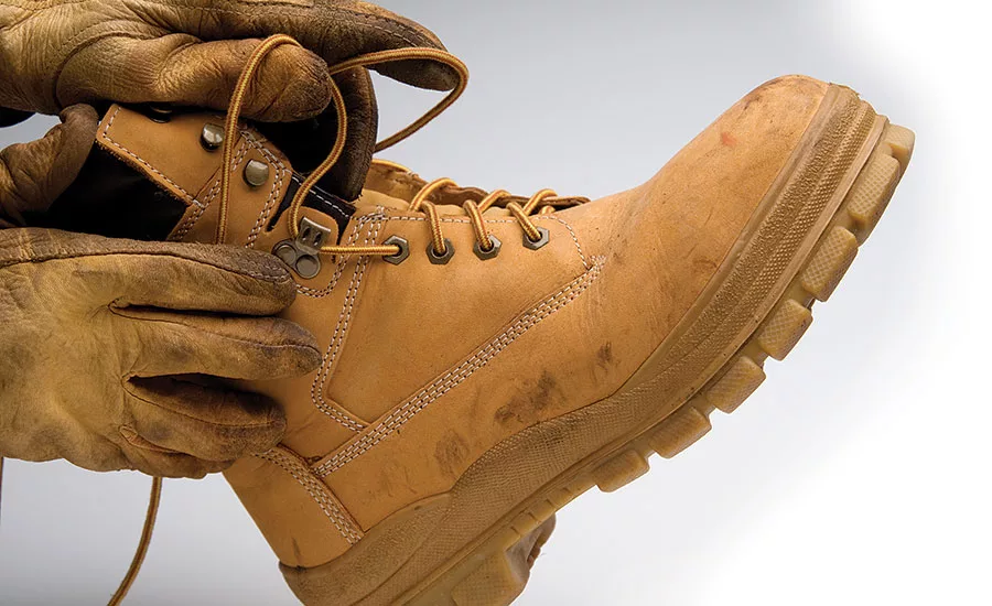 Safety Boot Colseup