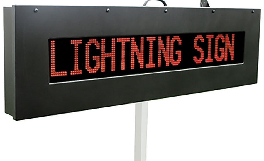 LIGHTNING LED Message Sign from Information Station Specialists