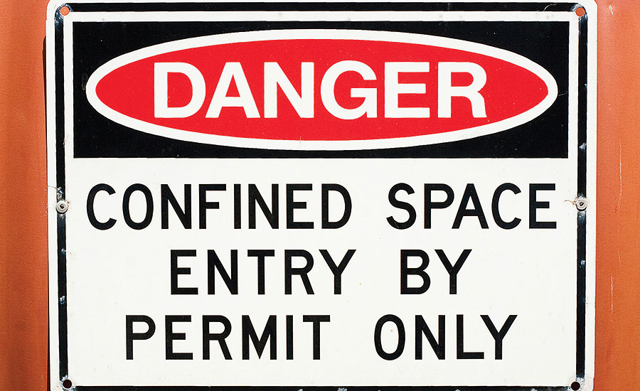 construction confined space