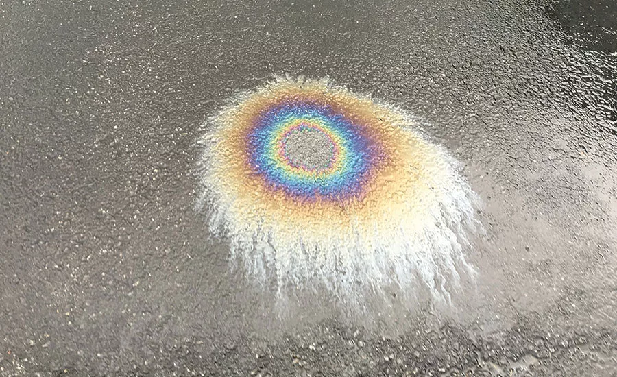 outdoor oil & fuel spills