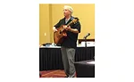 Richard Hawk entertains attendees.