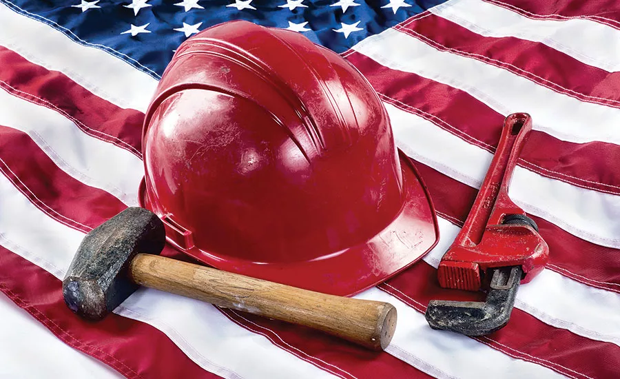 American worker safety image