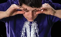 Irrigate eyes like medical pros