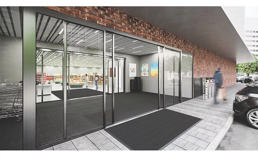 Protective flooring preventing slips, trips and falls