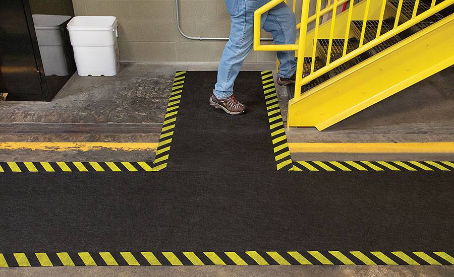 Implement a floor safety plan to prevent slips, trips & falls 