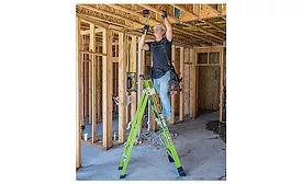 For ladder safety, focus on surroundings, job hazards, height needs