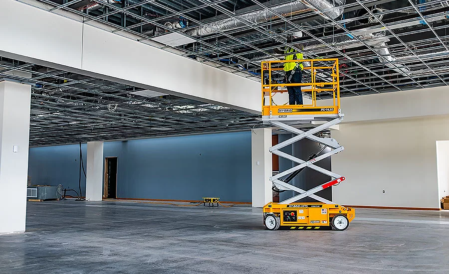 Scissor lifts often put ladders in their place
