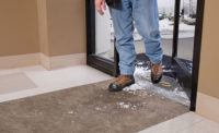 How to avoid spills and falls at entranceways  