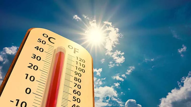 Thermometer in the sun