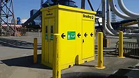 safety shower and eyewash station
