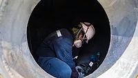gas monitoring in a confined space