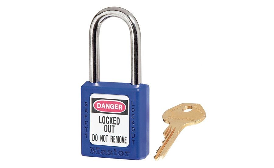 Master Lock No. 410BLU Zenex™ Thermoplastic Safety Padlock