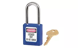 Master Lock No. 410BLU Zenex™ Thermoplastic Safety Padlock
