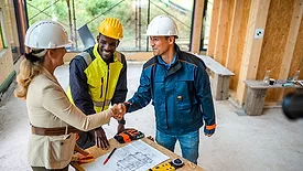 working with construction contractors