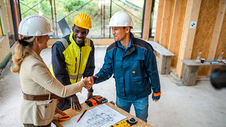 working with construction contractors