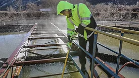worker dressed in insulated PPE