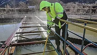 worker dressed in insulated PPE worker dressed in insulated PPE