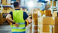 employee with sore back