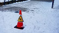 winter slip hazard