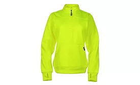 RefrigiWear® HiVis Women's Quarter-Zip Fleece Sweatshirt 