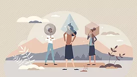 This image illustrates the concept of an "echo chamber" or a workplace environment defined by a lack of diversity in perspectives