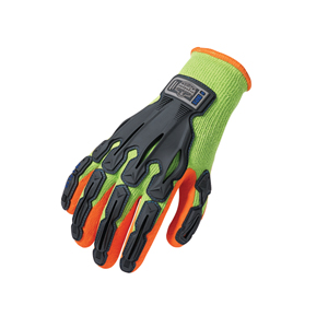 Thermal Rubber-Dipped Dorsal Impact-Reducing (DIR) Glove