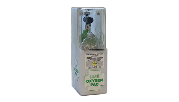 Emergency oxygen unit