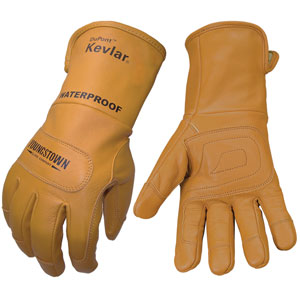 Waterproof leather glove