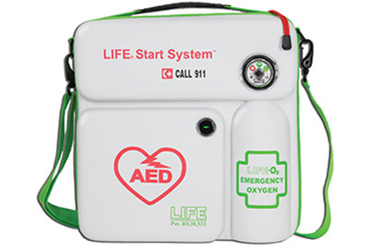 AED & emergency oxygen unit