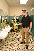 Restroom cleaning