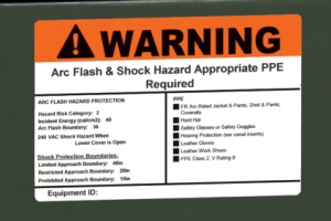 Arc flash warning
